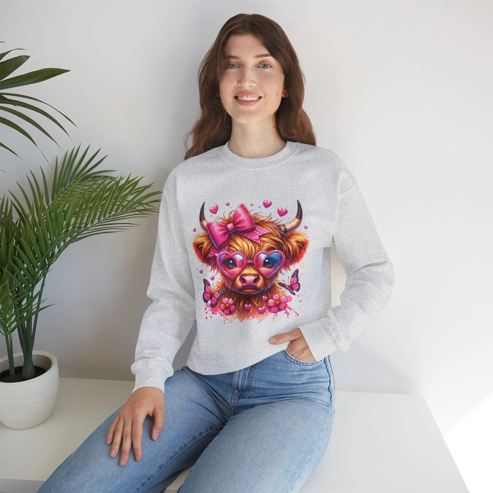 Valentine's Day Cow Lovers Sweatshirt