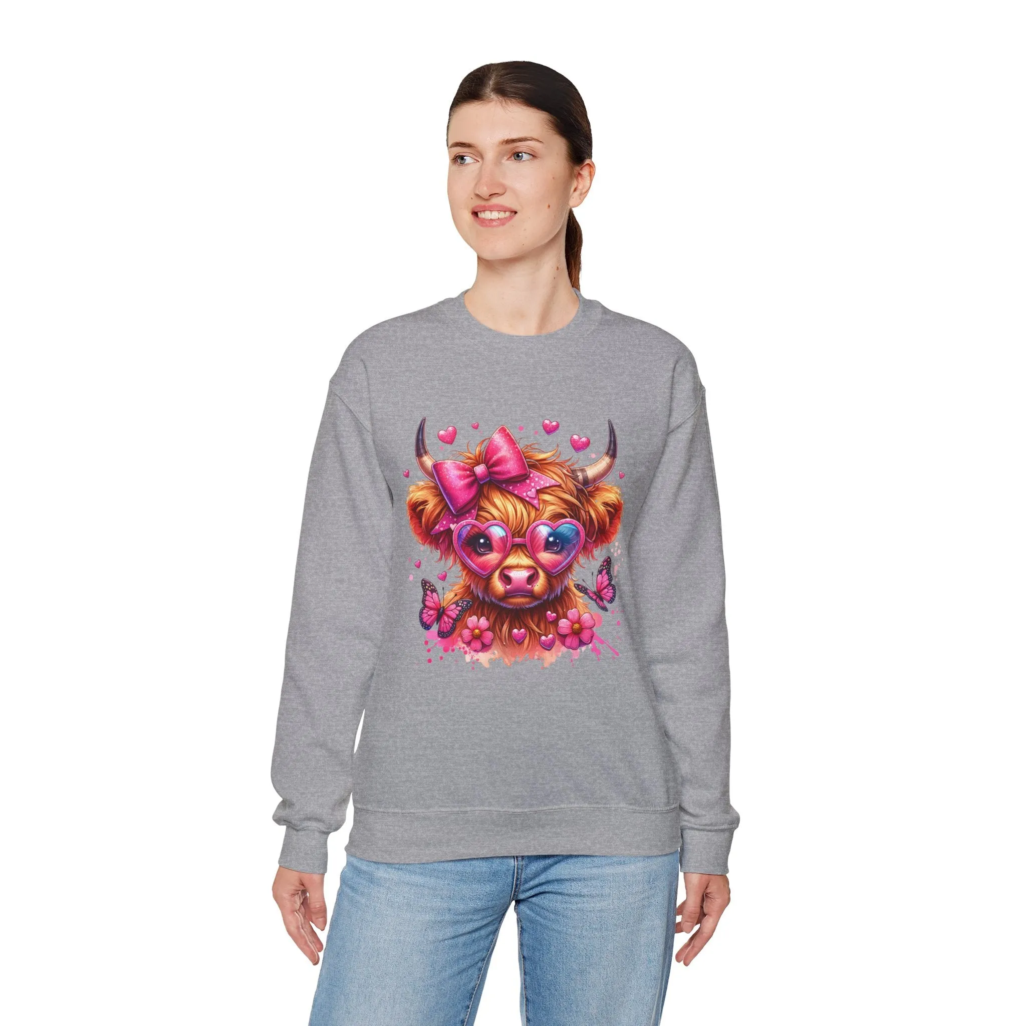 Valentine's Day Cow Lovers Sweatshirt