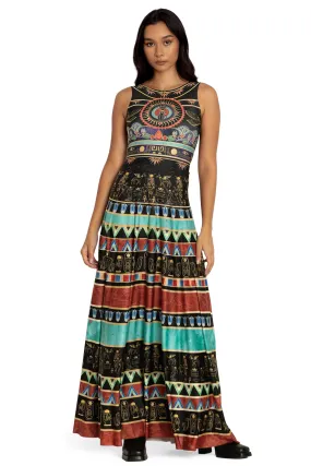 Walk Like An Egyptian Princess Maxi Dress