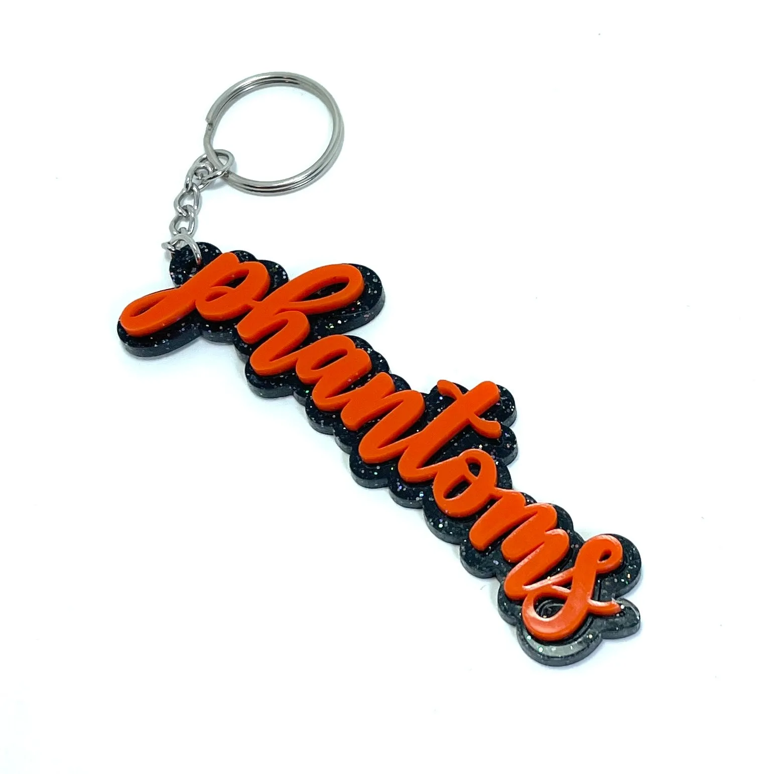 West De Pere Phantoms Acrylic Keychain | Glitter Style