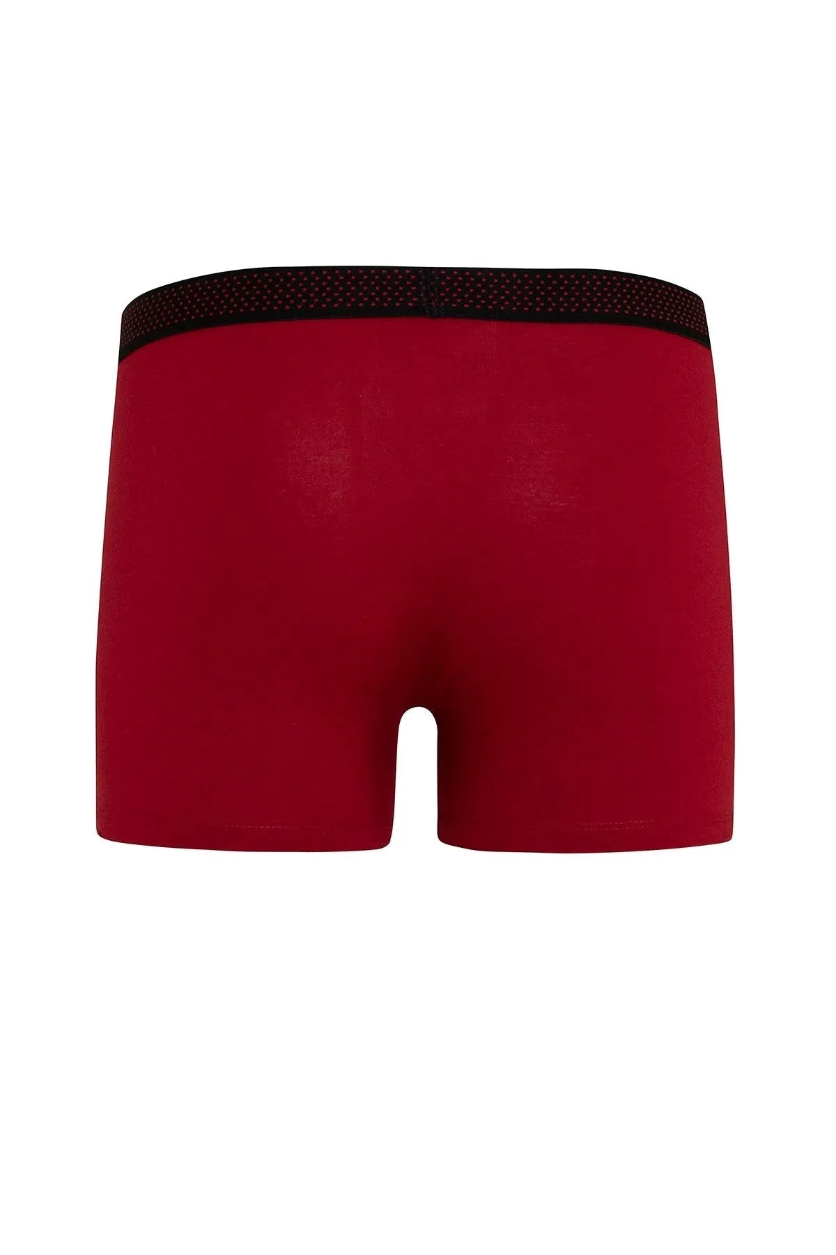 White - Red Modal Jersey Boxer