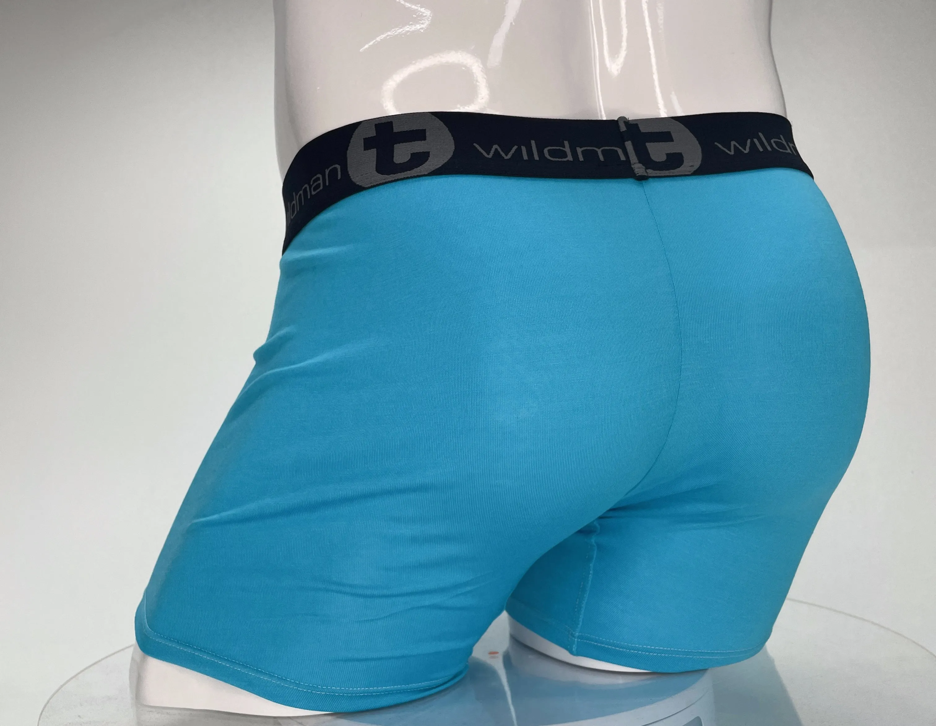 WildmanT Modal Monster Cock 5" Inseam Boxer Brief Baby Blue