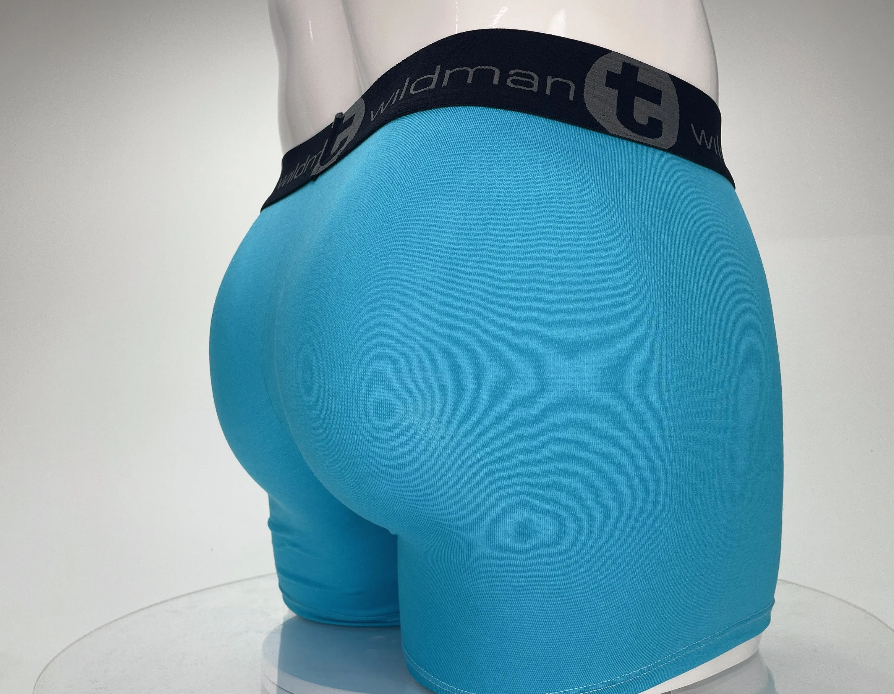 WildmanT Modal Monster Cock 5" Inseam Boxer Brief Baby Blue