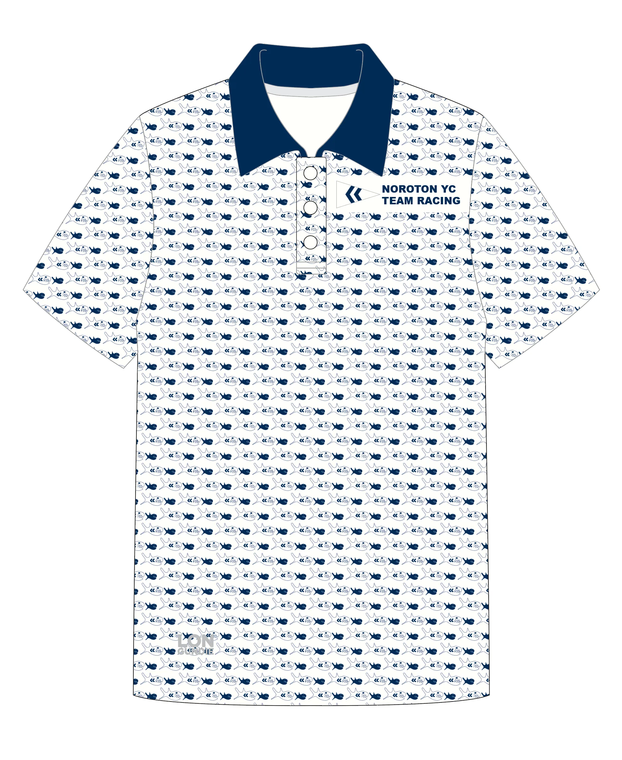 WOMEN POLO SHIRT TOP SHORT SLEEVE BLUE | NOROTON YC