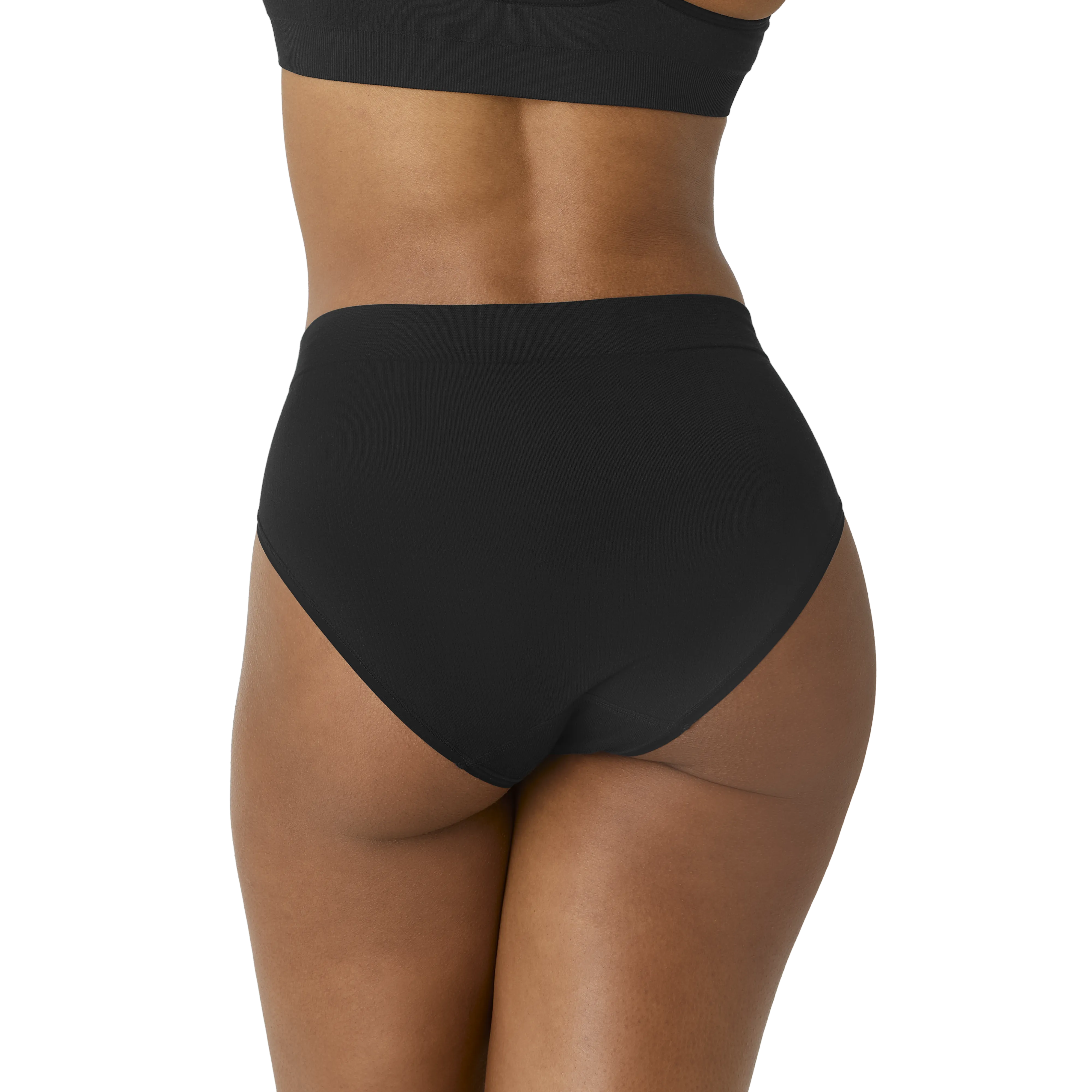 Women's Seamless Triangle Bralette   High Rise Brief