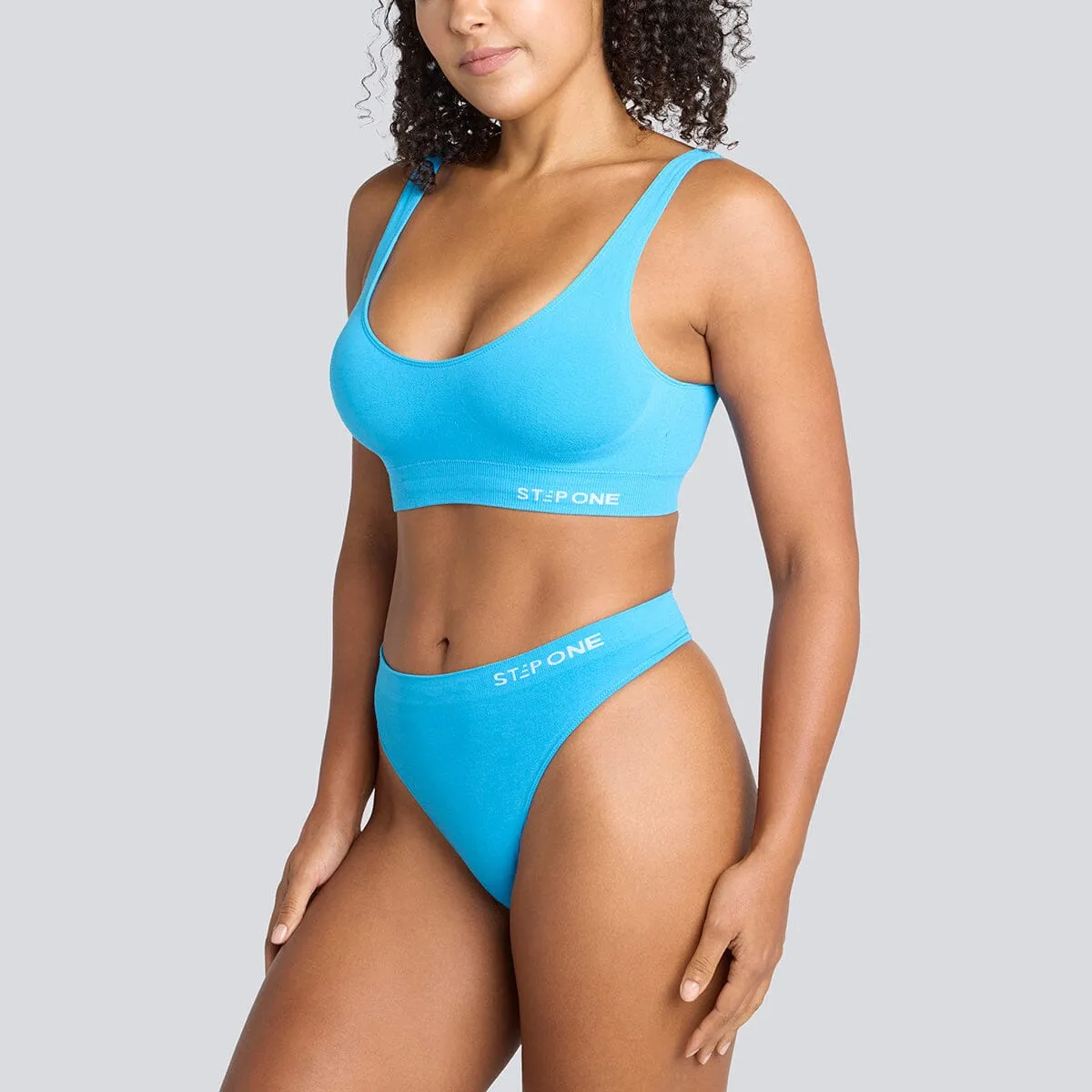 Women's SmoothFit Thong - Blue Wave