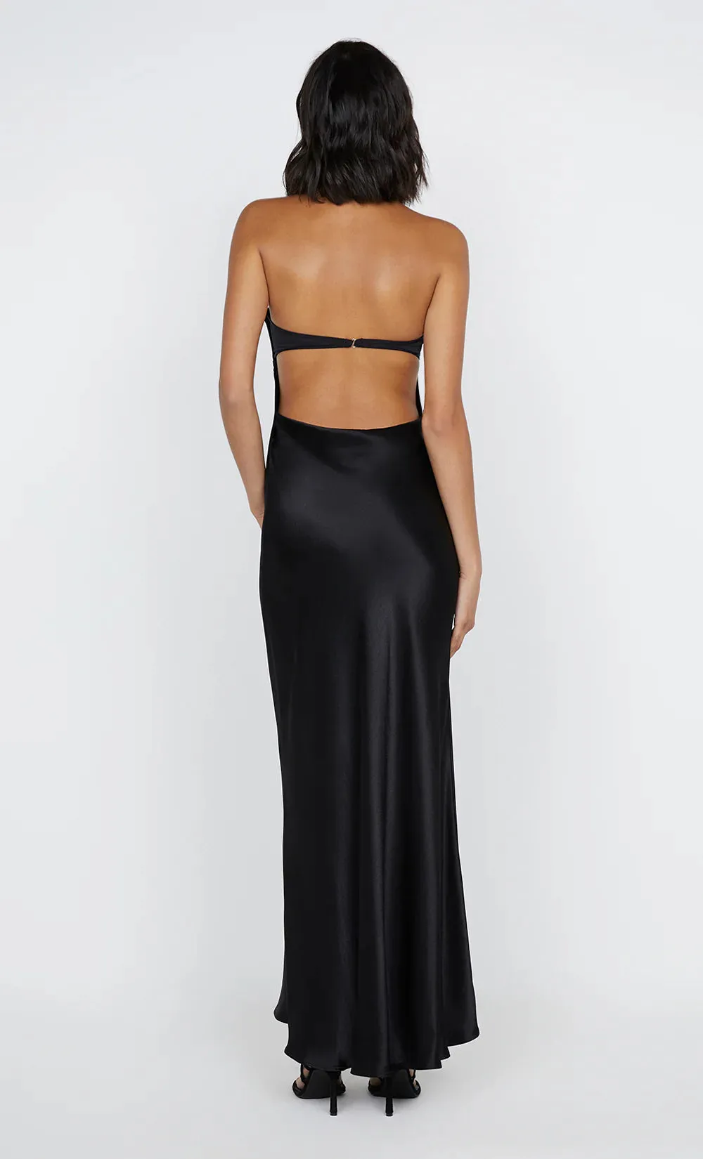 Zari Strapless Dress in Black